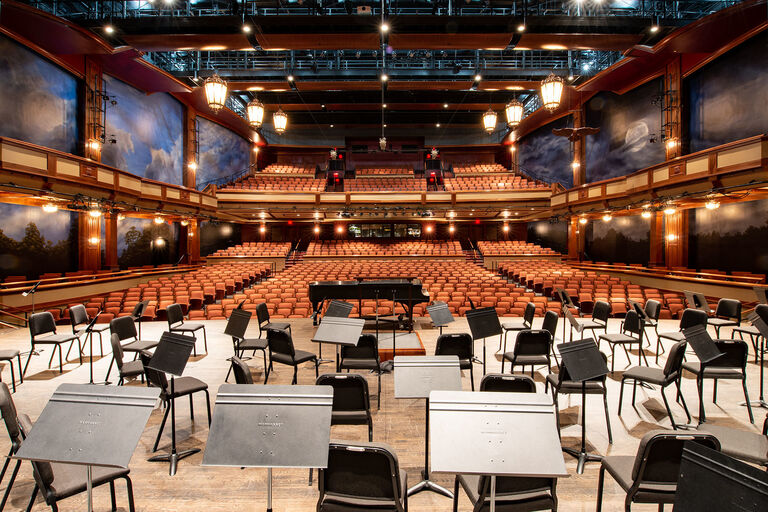 ETSU Martin Center for the Arts theatre seating