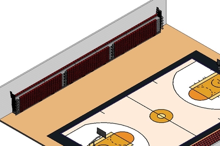 Wall Attached Closed position