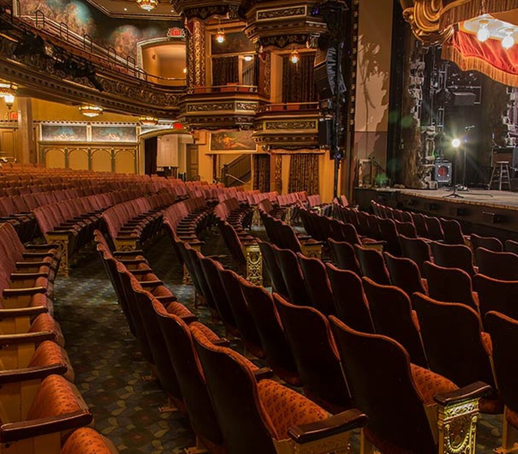 Belasco Theatre with custom Meteor historic theater chairs…