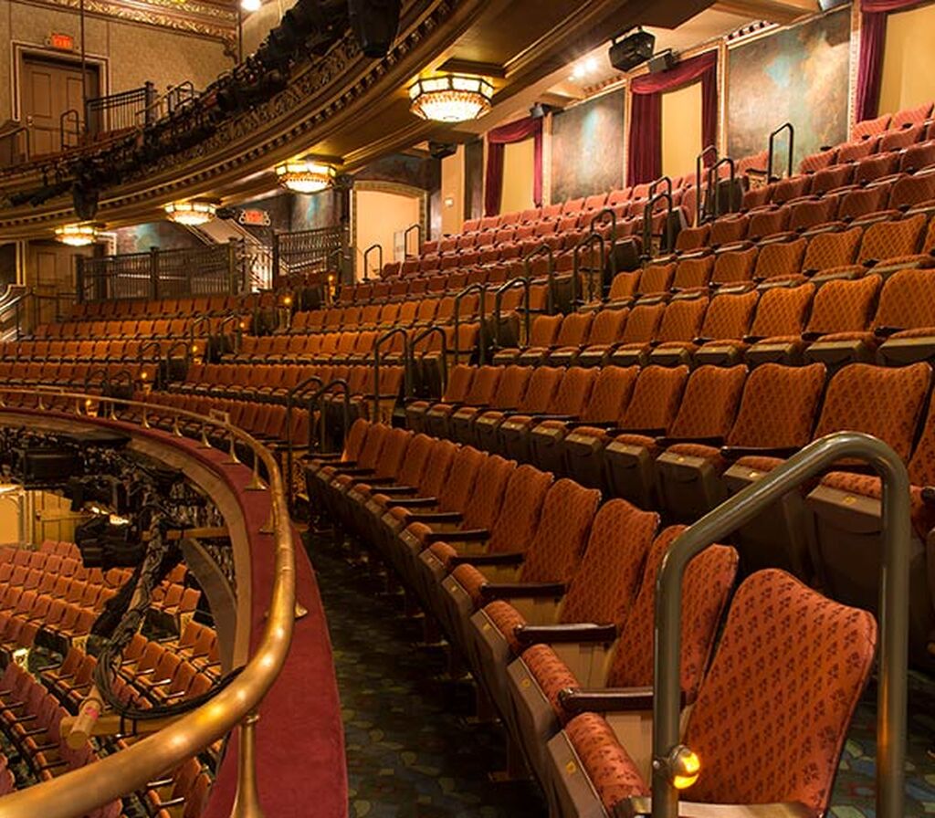 Belasco Theatre with custom Meteor historic theater chairs…