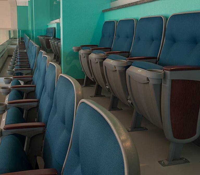 FSW Suncoast Credit Union Arena with fixed arena seating and…