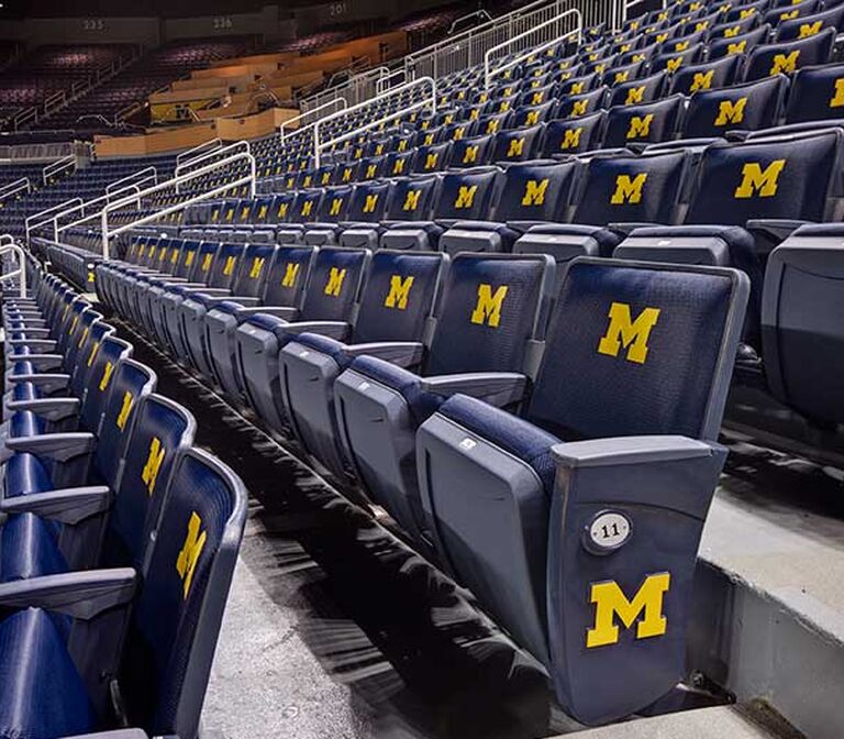 University of Michigan Crisler Center with Irwin Seating Model…